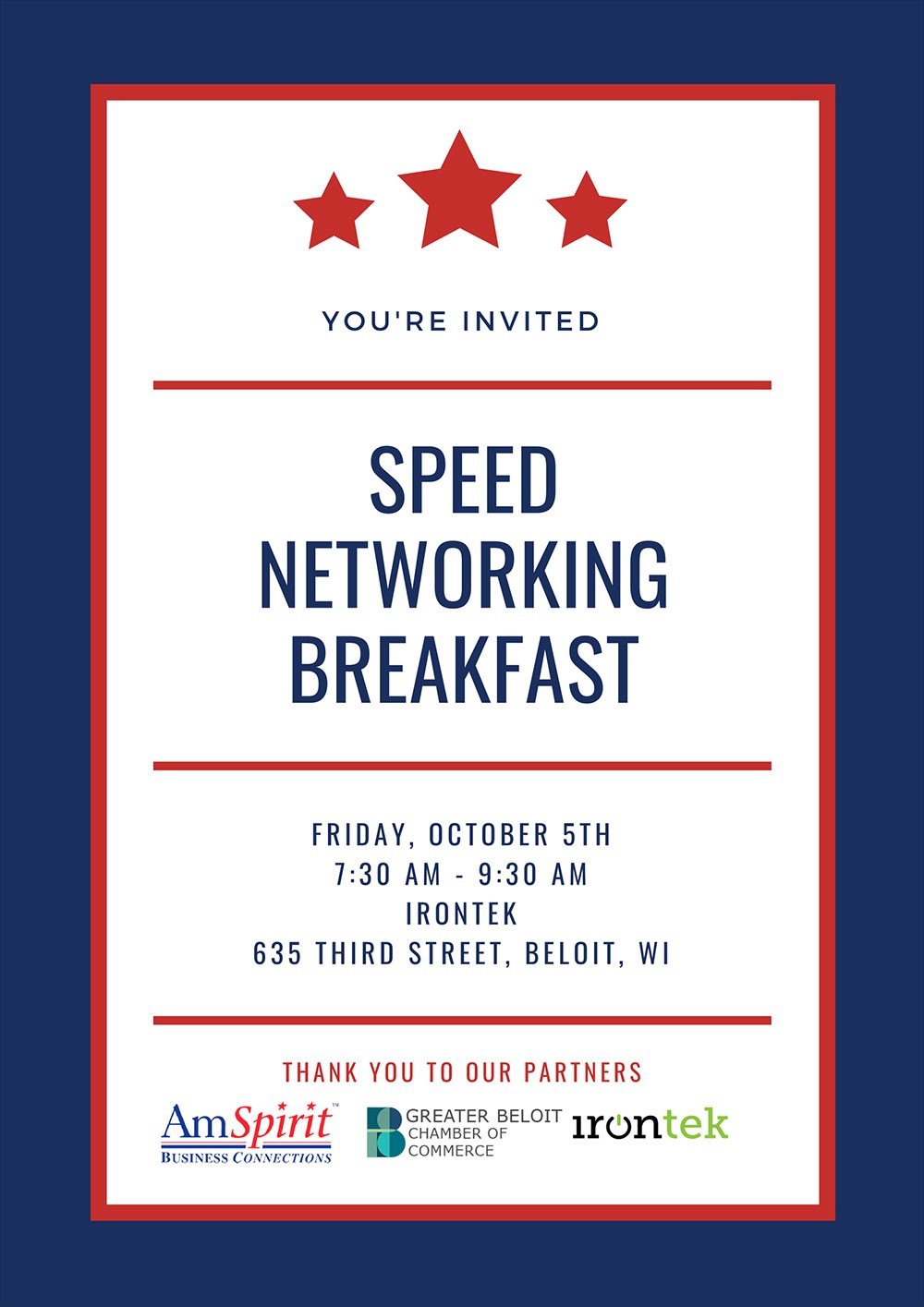 Speed Networking Breakfast | Fall 2018