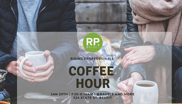 Beloit Rising Professionals | Coffee Hour, Jan 2019